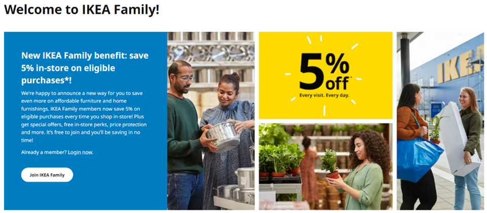 CRM Loyalty Programs IKEA Family   Family5Percent 